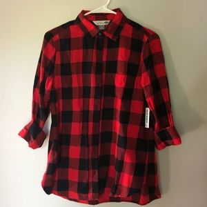 Old Navy Red Flannel NWT